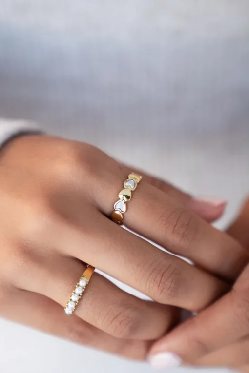 Ring Met Hartjes