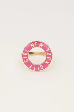 Ring Met Kleur "New York"