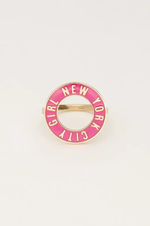 Ring Met Kleur "New York"