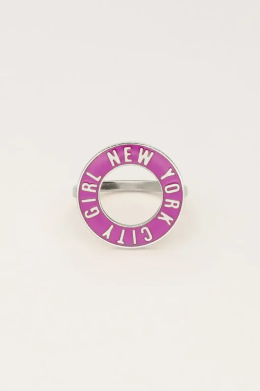 Ring Met Kleur "New York"