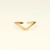 Ring Met V Shape