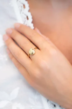 Ring Met Zeeschelp