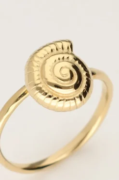 Ring Met Zeeschelp
