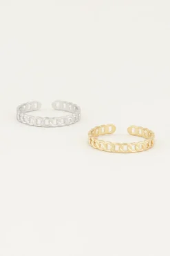 Ring Platte Schakels