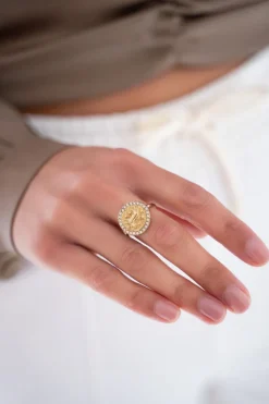 Ring Zodiac Met Strass