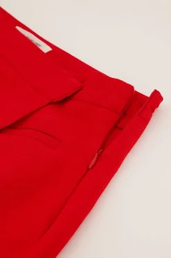 Rode Skort Met Overslag