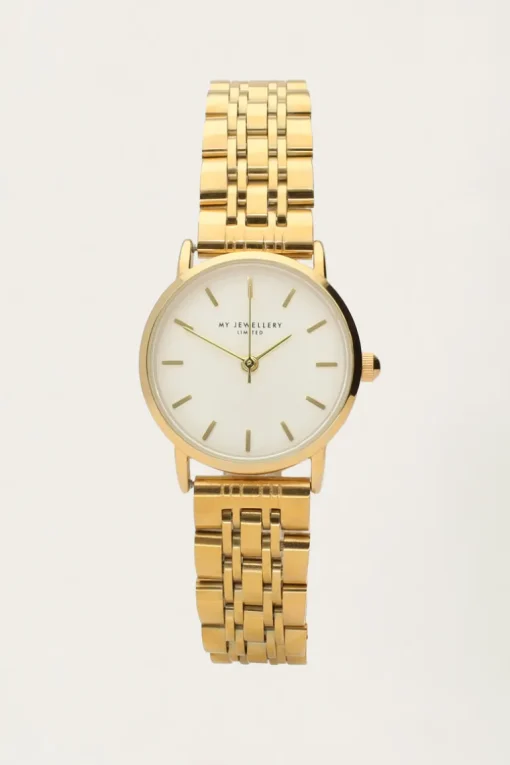 Rond Horloge Met Kleine Witte Wijzerplaat