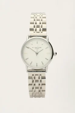 Rond Horloge Met Kleine Witte Wijzerplaat