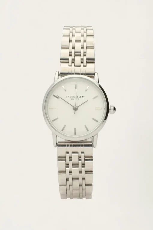 Rond Horloge Met Kleine Witte Wijzerplaat