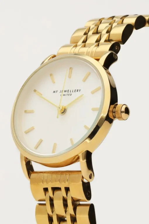 Rond Horloge Met Kleine Witte Wijzerplaat