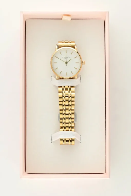 Rond Horloge Met Kleine Witte Wijzerplaat