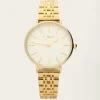 Rond Horloge Met Schakels & Witte Wijzerplaat