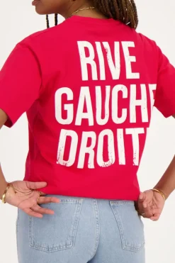 Rood T-shirt Rive Gauche Droite