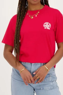 Rood T-shirt Rive Gauche Droite