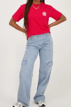 Rood T-shirt Rive Gauche Droite
