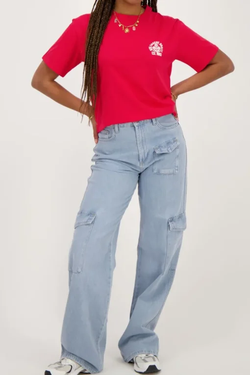 Rood T-shirt Rive Gauche Droite