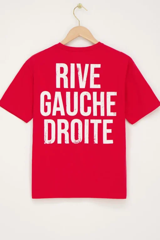 Rood T-shirt Rive Gauche Droite