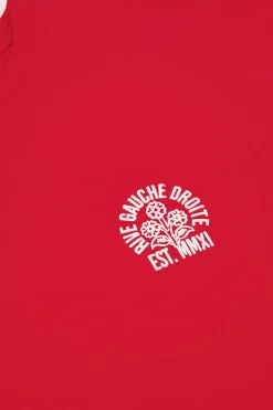 Rood T-shirt Rive Gauche Droite