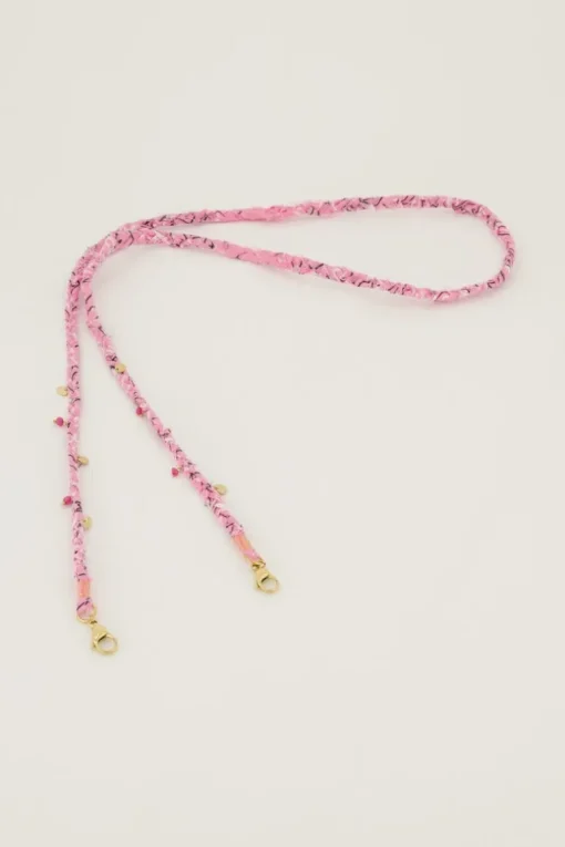 Roze Bandana Telefoonkoord