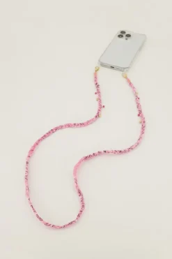Roze Bandana Telefoonkoord