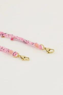 Roze Bandana Telefoonkoord