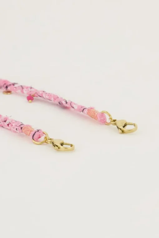 Roze Bandana Telefoonkoord