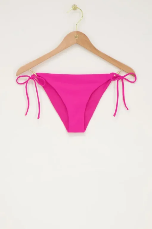 Roze Bikini Broekje Met Strikbandjes