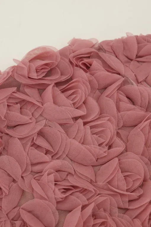 Roze Corset Top Met Rozen
