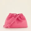 Roze Crossbody Tas Met Plooien