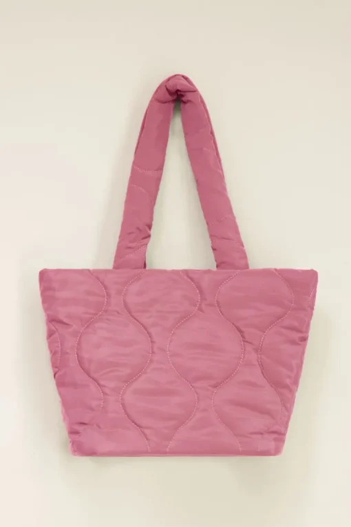Roze Gewatteerde Shopper