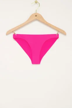 Roze Glanzend Bikini Broekje Braziliaans
