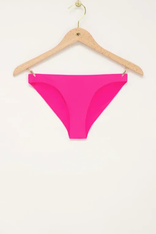 Roze Glanzend Bikini Broekje Braziliaans