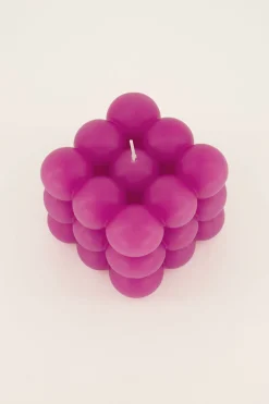Roze Grote Bubble Kaars