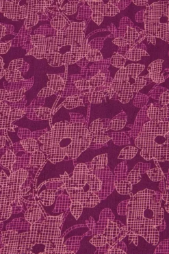 Roze Midi Wikkelrok Met Bloemenprint
