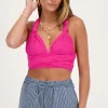 Roze Multiway Top Met Lurex