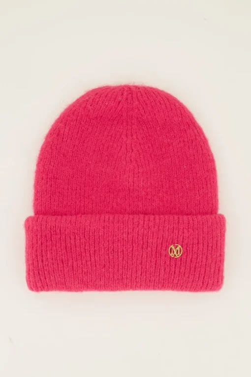 Roze Muts Gebreid