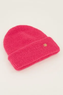 Roze Muts Gebreid