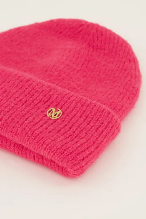 Roze Muts Gebreid