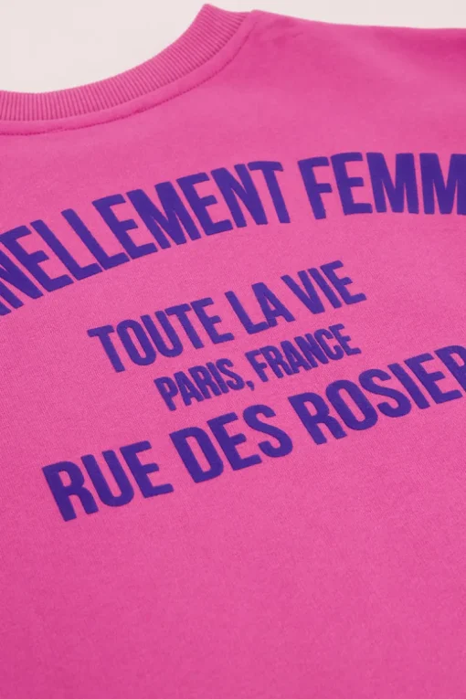 Roze Sweater "Éternellement Femme"