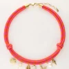 Roze Touwketting Met Schelpen Bedels