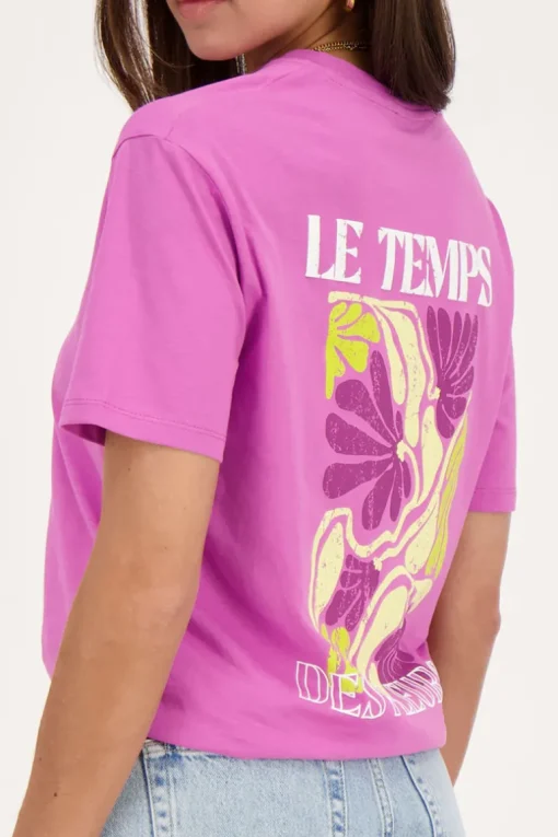 Roze T-shirt Le Temps