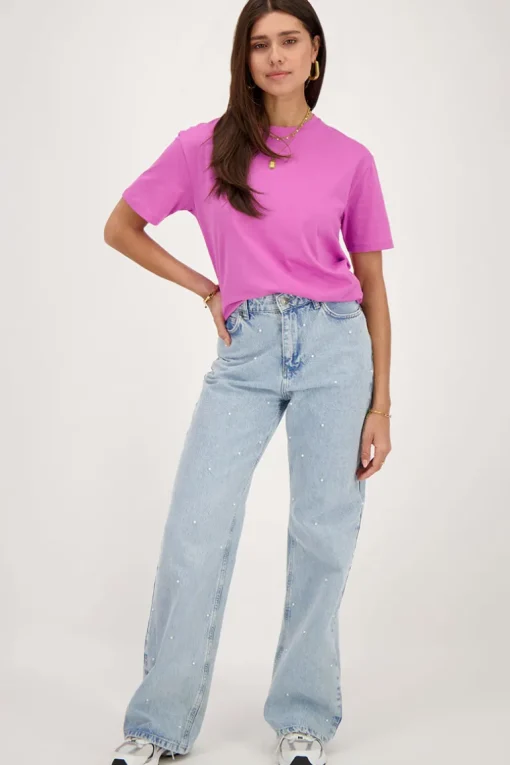 Roze T-shirt Le Temps