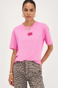 Roze T-shirt "Paris Paris"