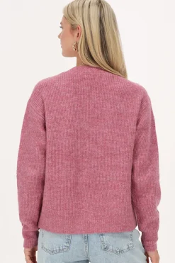Roze Vest Met Strikjes