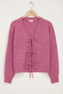 Roze Vest Met Strikjes
