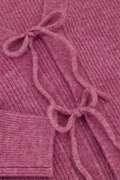 Roze Vest Met Strikjes