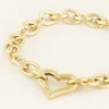 Schakelarmband Met Hartjes Sluiting