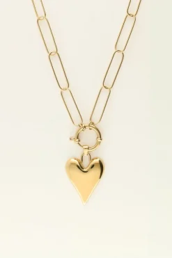 Schakelketting Met Groot Hart Bedel