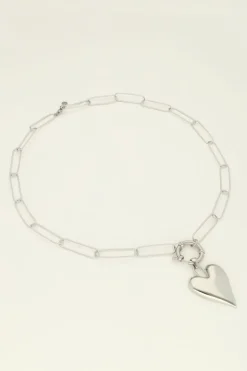 Schakelketting Met Groot Hart Bedel