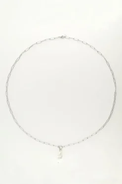 Schakelketting Met Parel Bedel